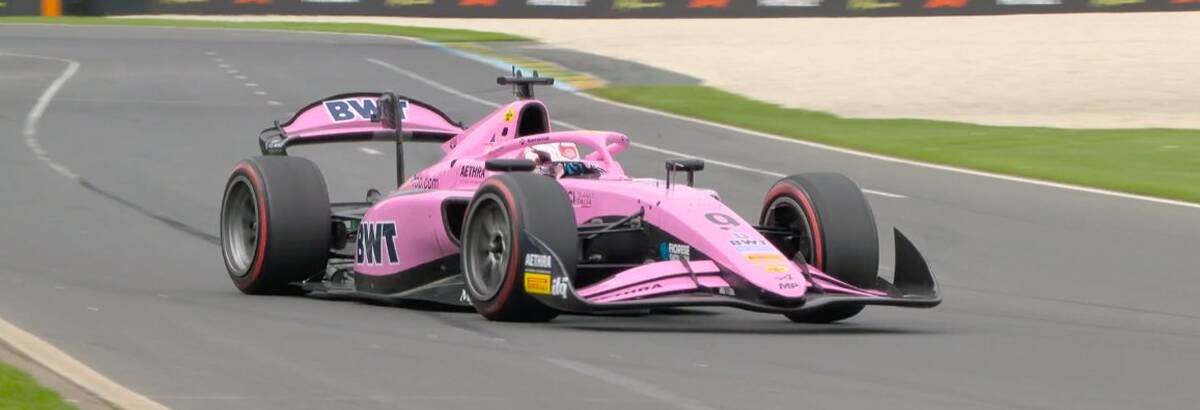 Mini lidera treino da F2 na Austrália. Câmara fica entre os mais rápidos