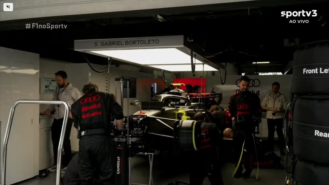 F1: Bortoleto tem problemas e não larga no GP da China F1: Bortoleto tem problemas e não larga no GP da China