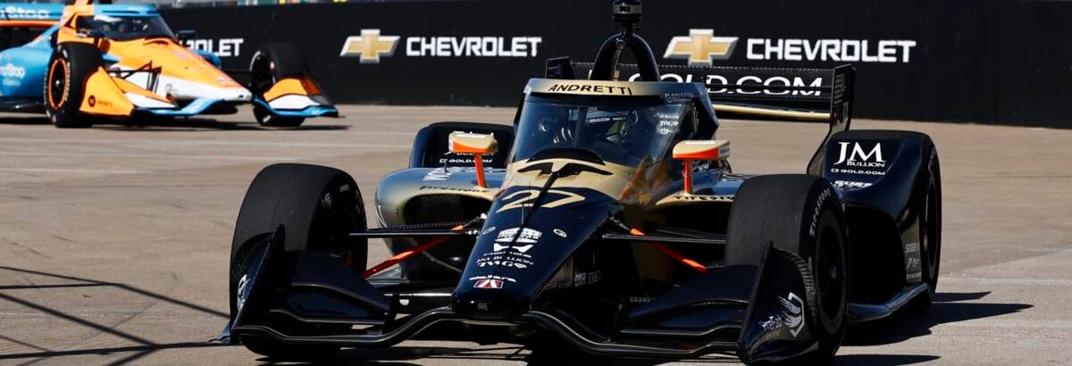 Indy: Kirkwood lidera TL2 marcado por bandeiras vermelhas em Arlington