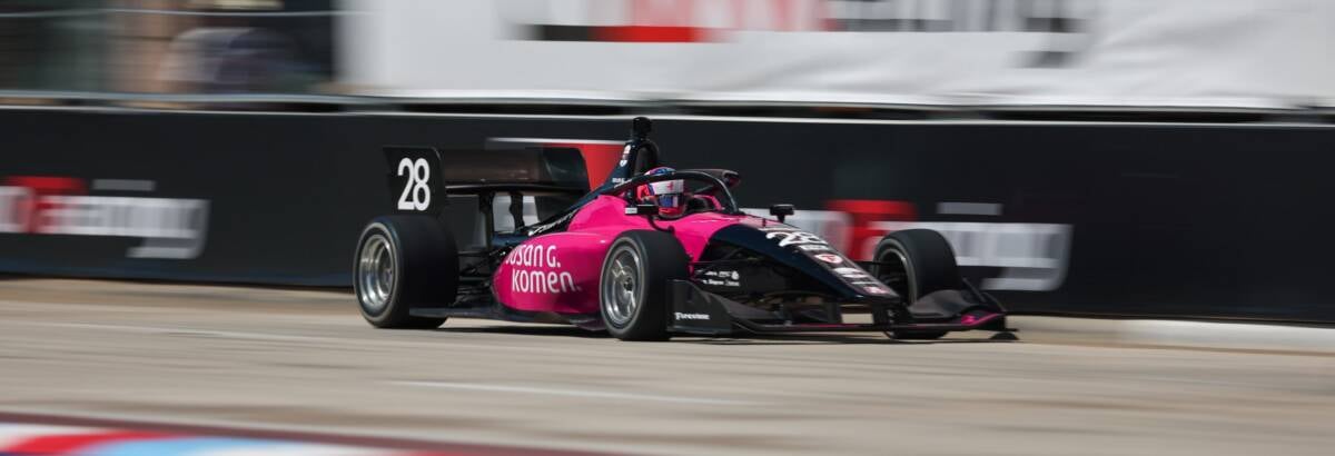 Indy NXT: Taylor lidera segundo treino em Arlington. Fittipaldi fica no top-10