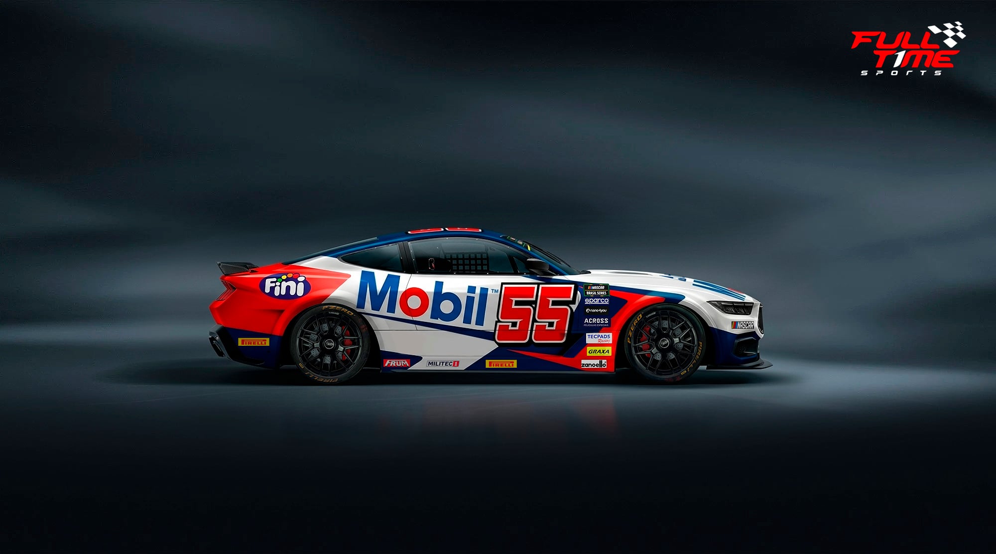 Full Time apresenta o layout do carro de Murilo Rocha na NASCAR Brasil