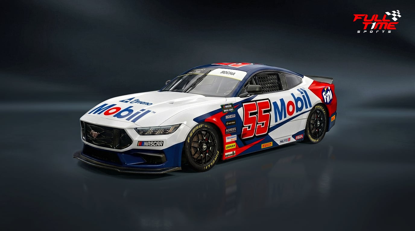 Full Time apresenta o layout do carro de Murilo Rocha na NASCAR Brasil