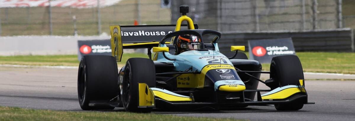 Indy NXT: Nikita Johnson vence corrida 1 em Barber. Enzo Fittipaldi vai ao pódio