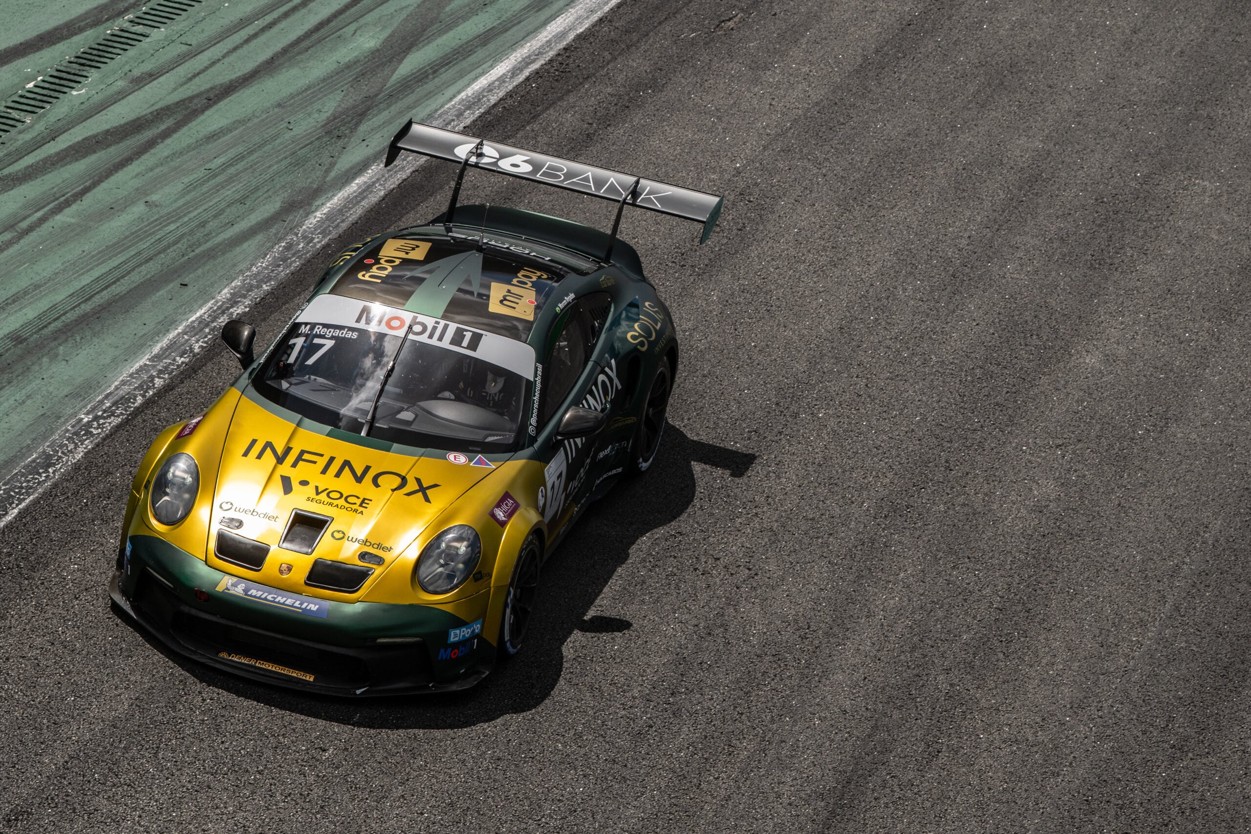 Calor em Mogi Guaçu é o trunfo para Marcos Regadas na Porsche Carrera Cup