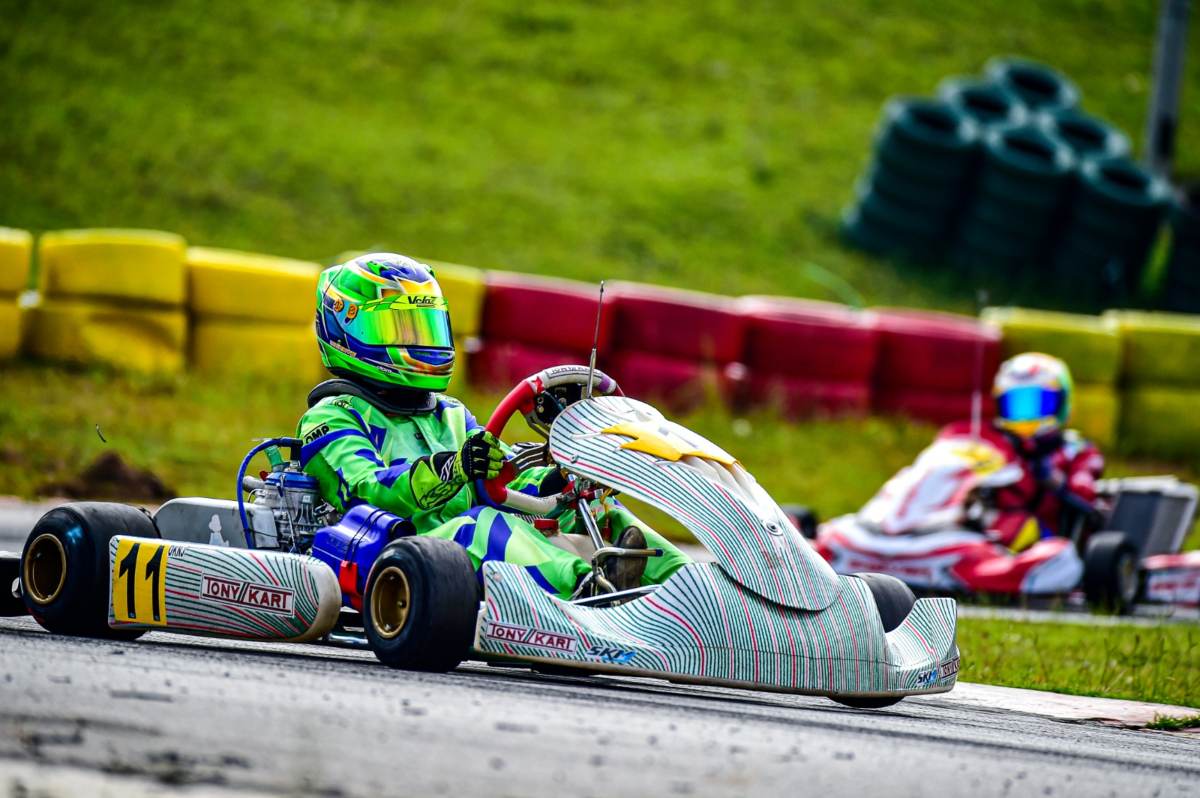 Vicente da Silva vence na OKN Rookie em Interlagos na Copa SP