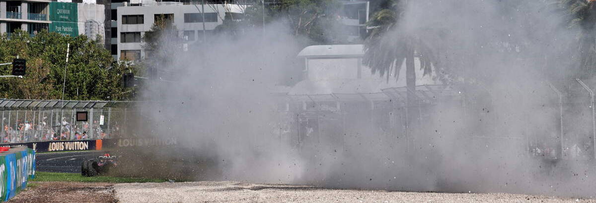 F1: Verstappen escapa de batida e Red Bull terá reparos no carro