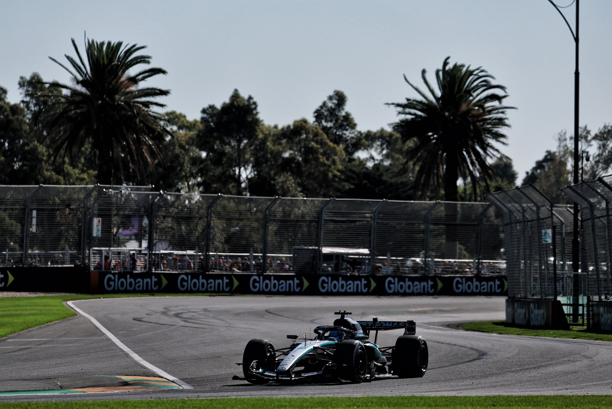 George Russell (GBR) Mercedes AMG Formula One Team W17.
