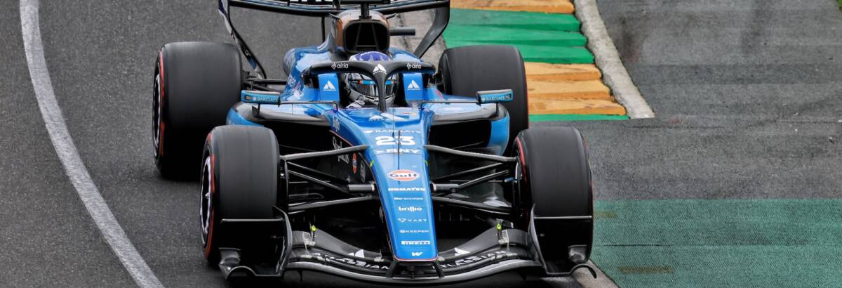 F1: Albon larga dos boxes após quebra de Parque Fechado na China