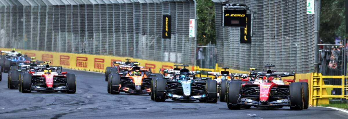 Largada é o primeiro desafio técnico da nova geração de carros da F1