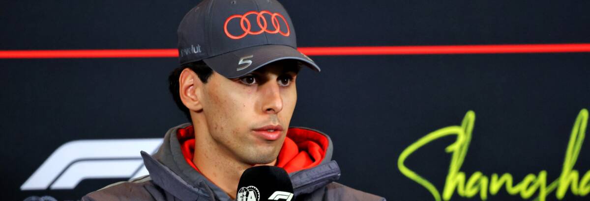 F1: Bortoleto tem problemas e não larga no GP da China