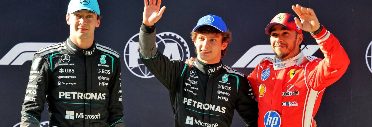 F1: Antonelli busca primeira vitória e foca atenção na Ferrari