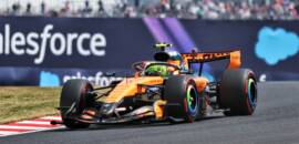 F1: Norris explica por que ficou atrás de Piastri no Japão