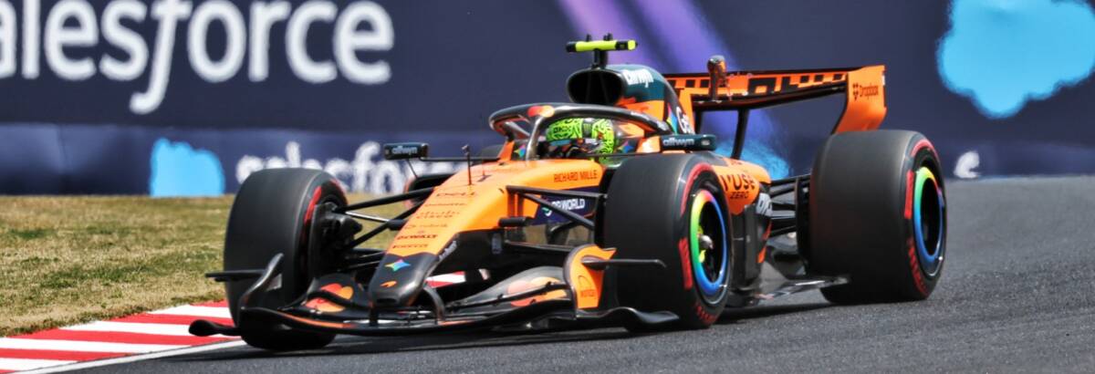 F1: Norris admite dificuldades, mas valoriza P5 em Suzuka