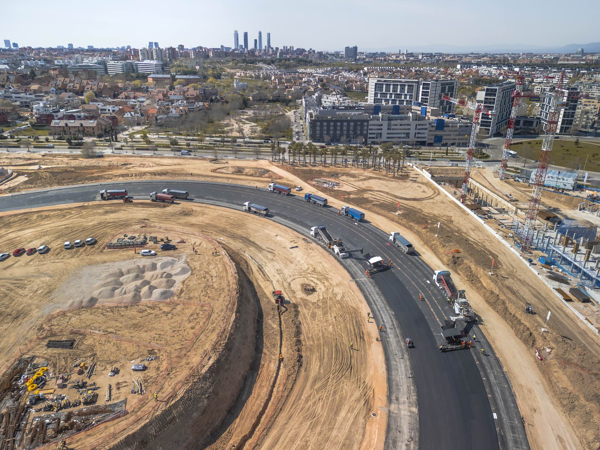 GP da Espanha F1 2026 - Madrid - Asfaltamento