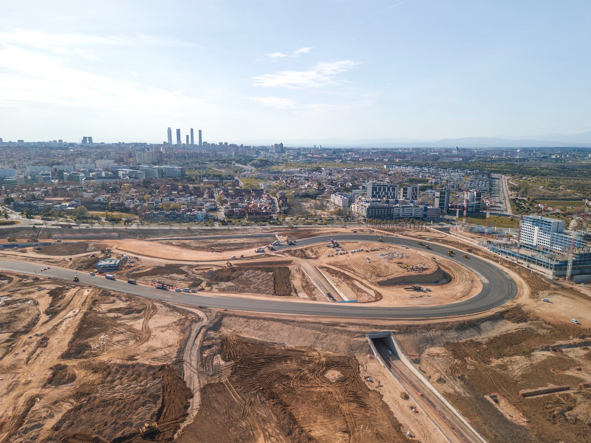 GP da Espanha F1 2026 - Madrid - Asfaltamento