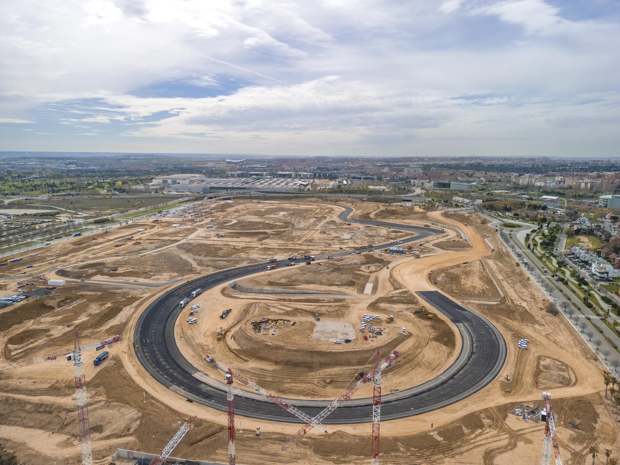 GP da Espanha F1 2026 - Madrid - Asfaltamento