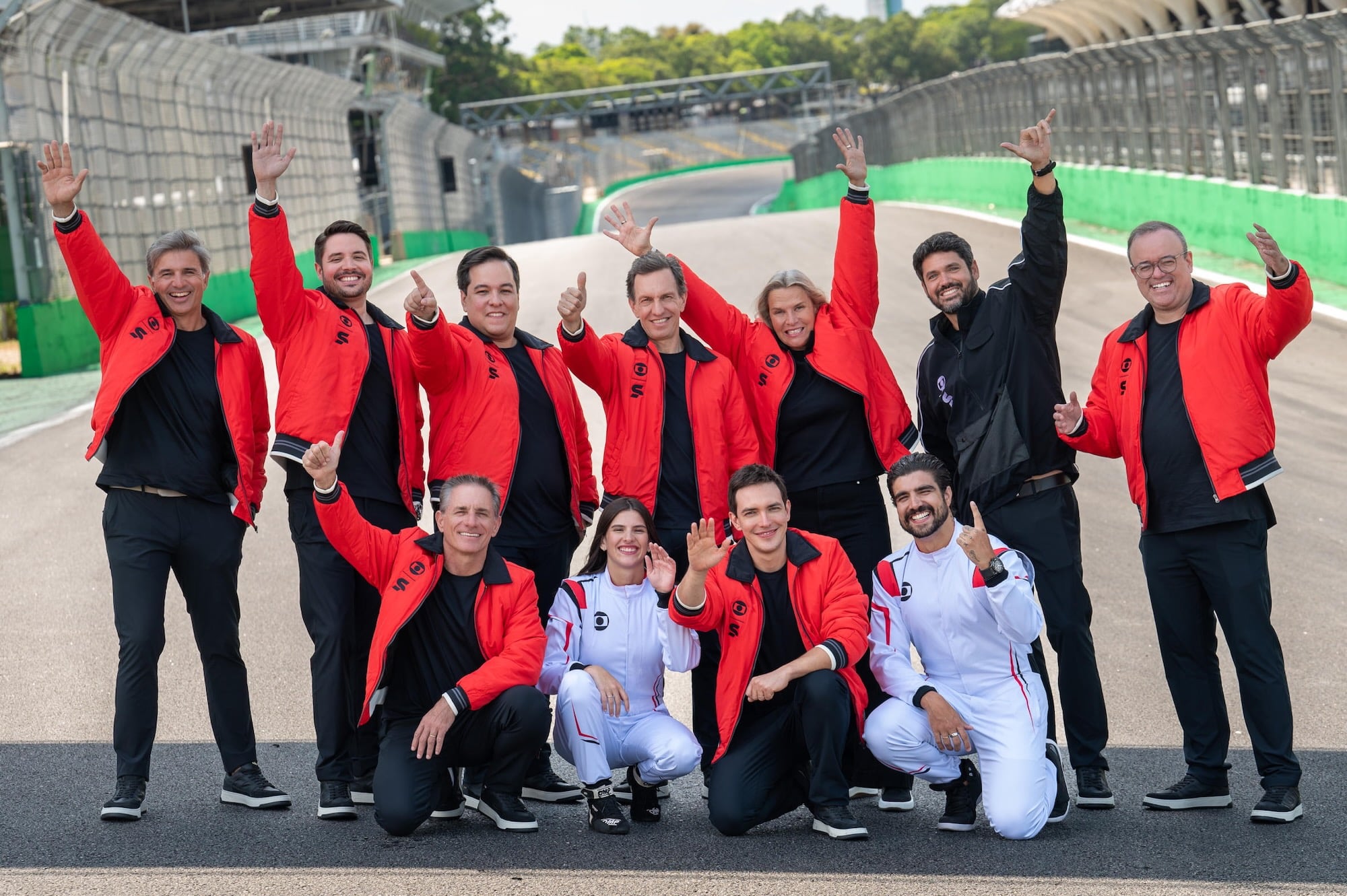 Equipe da TV Globo e do sportv que está escalada para cobrir a Fórmula 1 no retorno da categoria à Globo