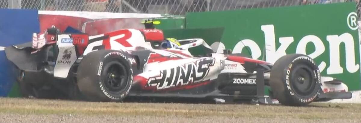 F1: Acidente forte de Bearman causa Safety Car no Japão