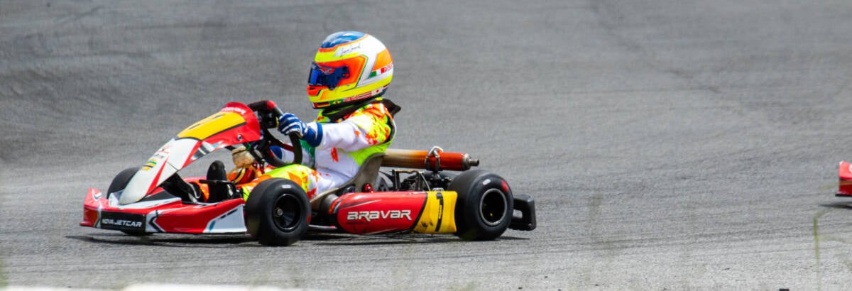 Lucca Amaral defende invencibilidade na terceira etapa da Copa São Paulo de Kart Granja Viana