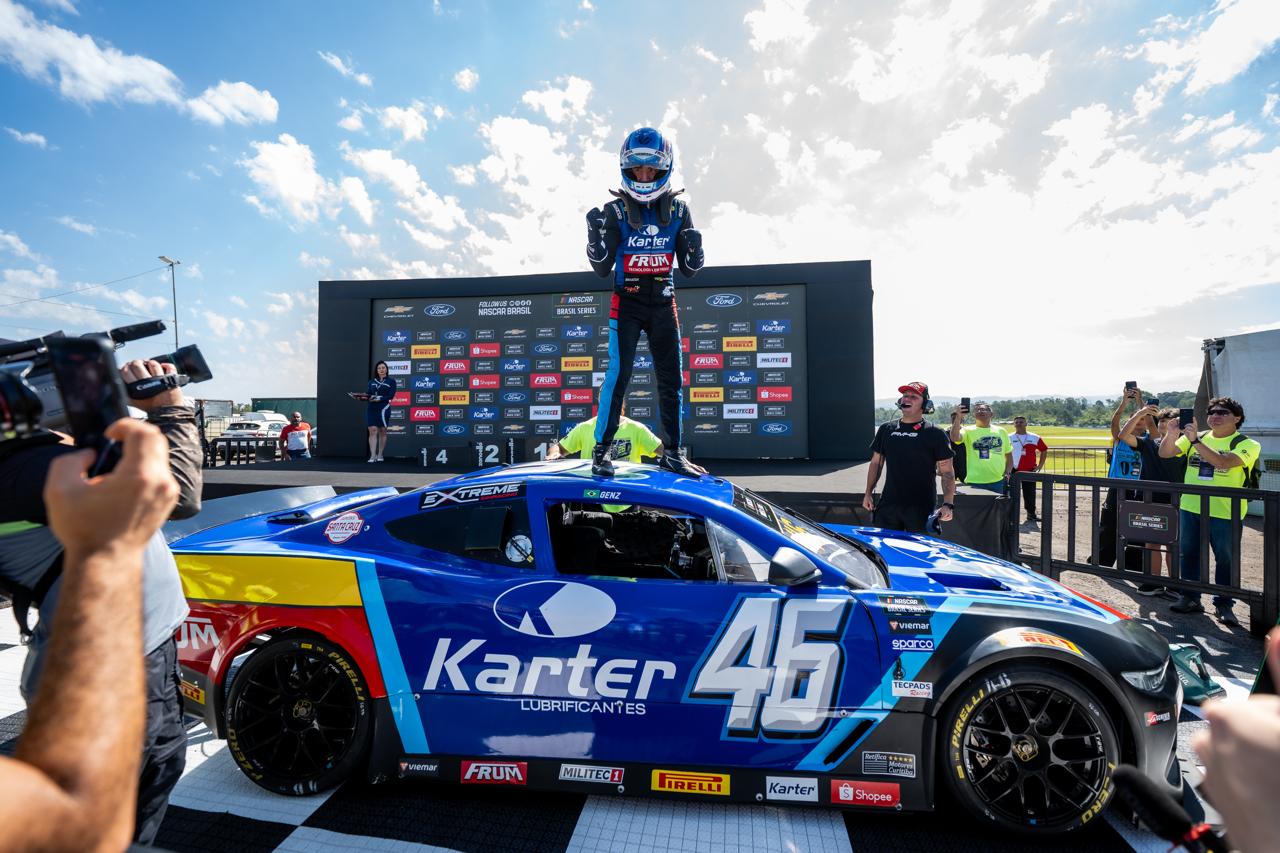 “Uma pole gaúcha na NASCAR Brasil é especial”, destaca Genz após vitória na sprint