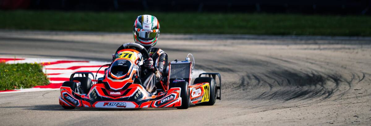 Francisco Rocha tem bons resultados nas classificatórias na abertura do Europeu de Kart