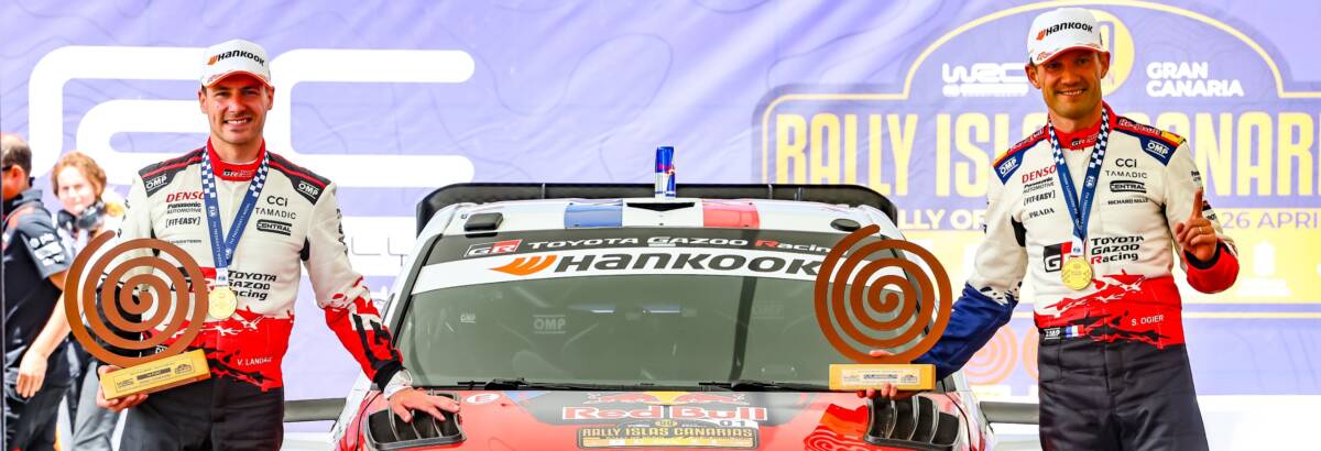 WRC: Ogier vence nas Ilhas Canárias após disputa emocionante dentro da TOYOTA GAZOO Racing