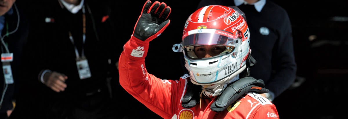F1: Leclerc admite surpresa com marca histórica na Ferrari