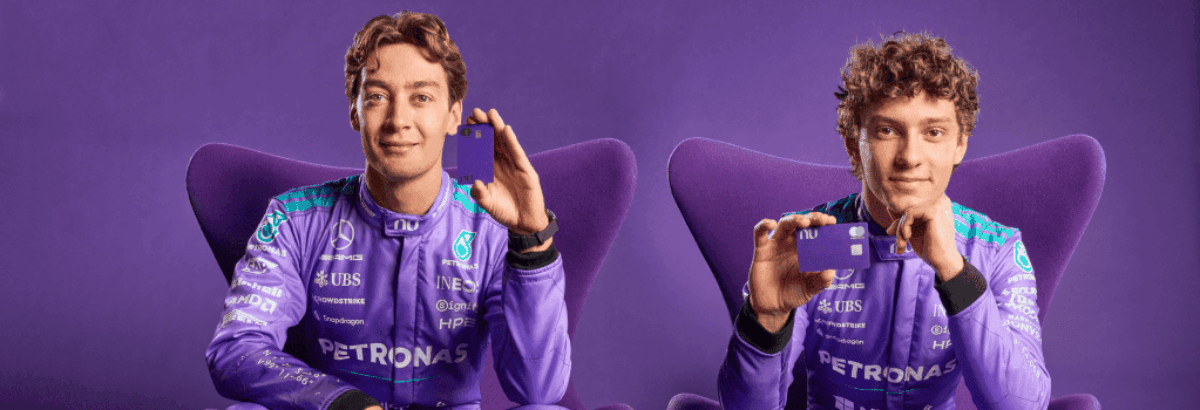 F1: Mercedes e Nubank apresentam macacões especiais para GP de Miami