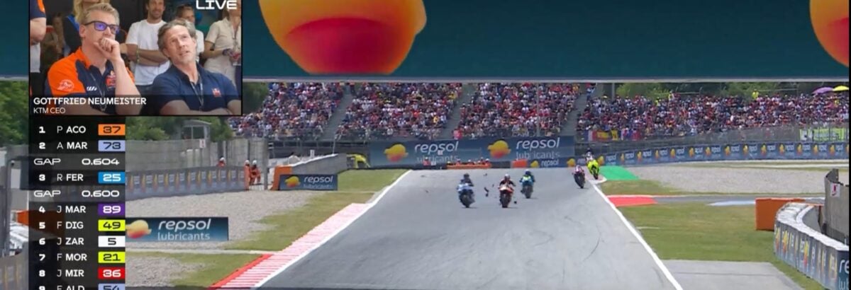MotoGP: Álex Márquez é levado ao hospital após forte queda no GP da Catalunha
