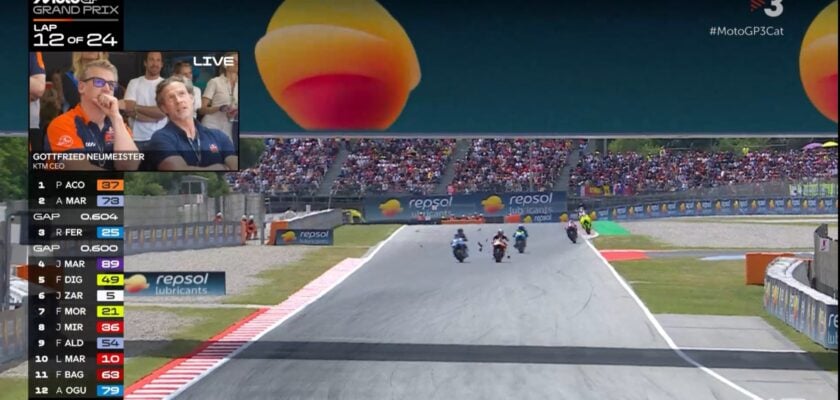 MotoGP: Álex Márquez é levado ao hospital após forte queda no GP da Catalunha
