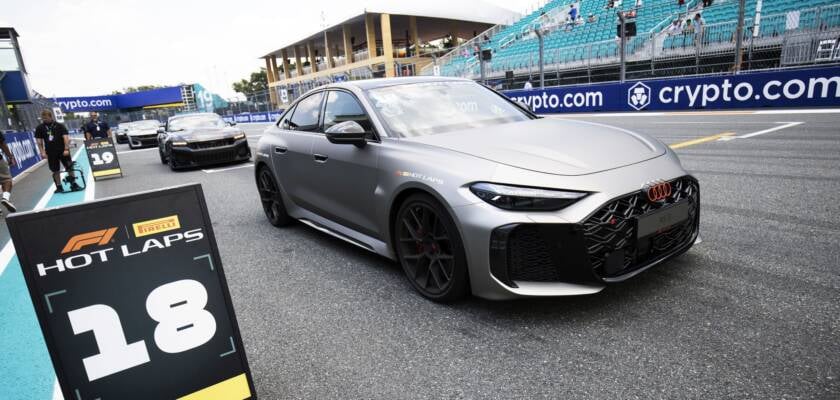 Audi RS5 estreia nas hot laps do GP de Miami de F1