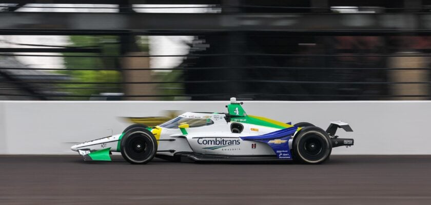 Collet celebra evolução após top-10 em treino livre para a Indy 500