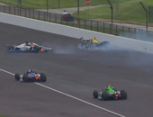 Indy 500: Acidente múltiplo marca treino livre desta segunda-feira em Indianápolis