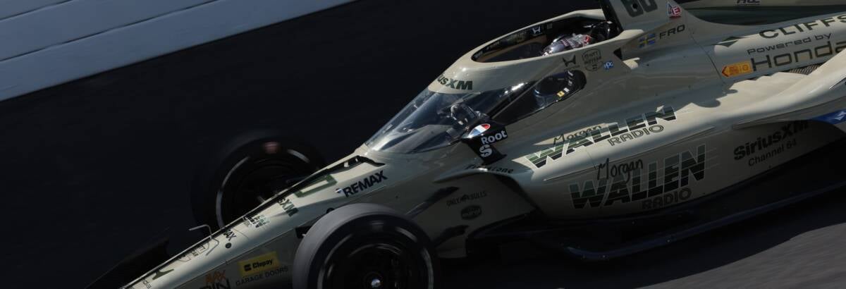 Indy 500: Rosenqvist lidera top-12 da classificação. Collet garante lugar na quarta fila