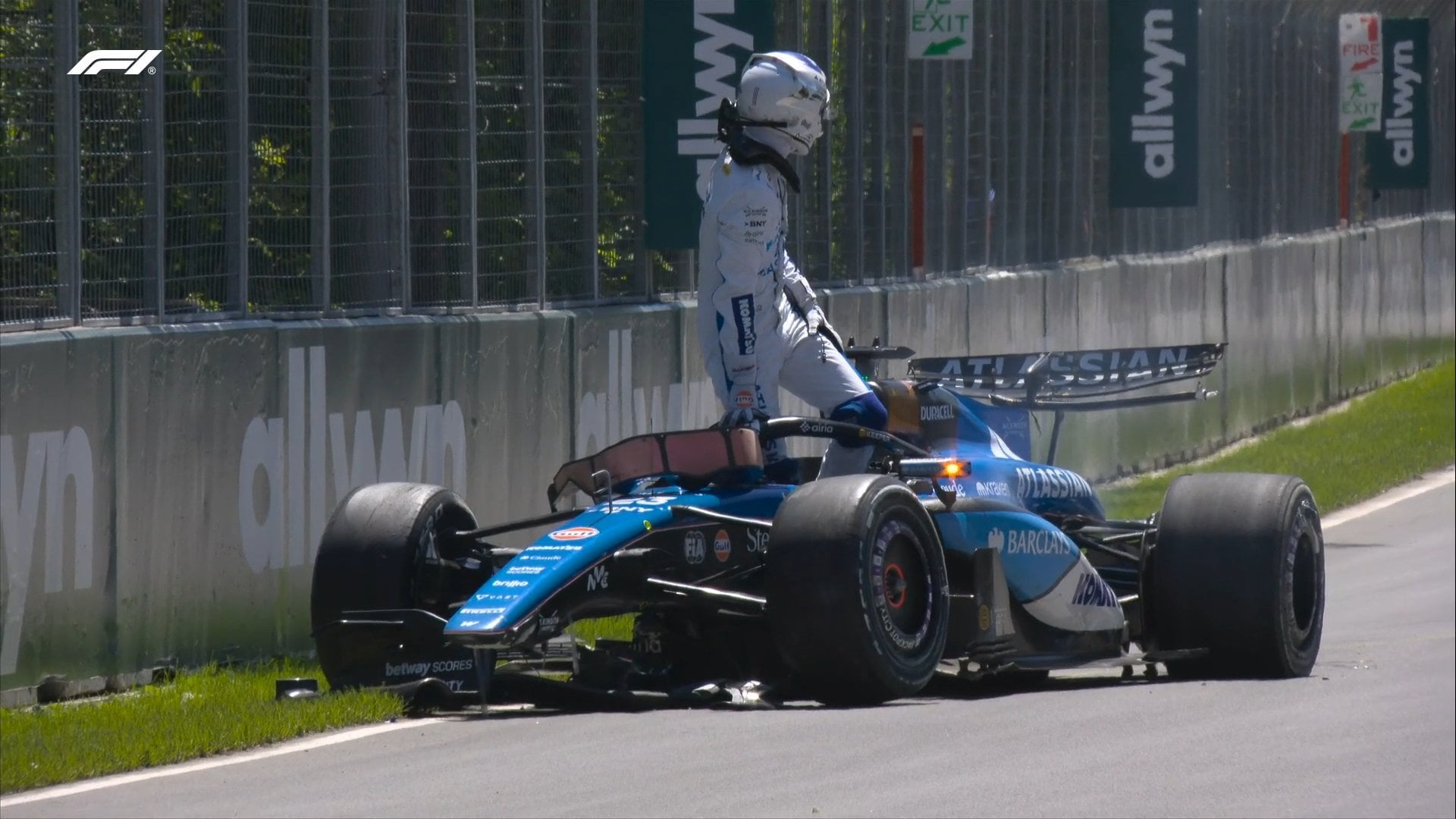 F1: Albon atropela marmota e causa bandeira vermelha em treino no Canadá Alexander Albon
