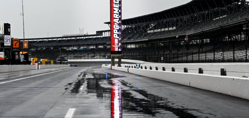 Chuva suspende início da classificação para as 500 Milhas de Indianápolis