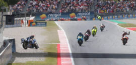 Álex Márquez sofre fraturas após acidente no GP da Catalunha de MotoGP