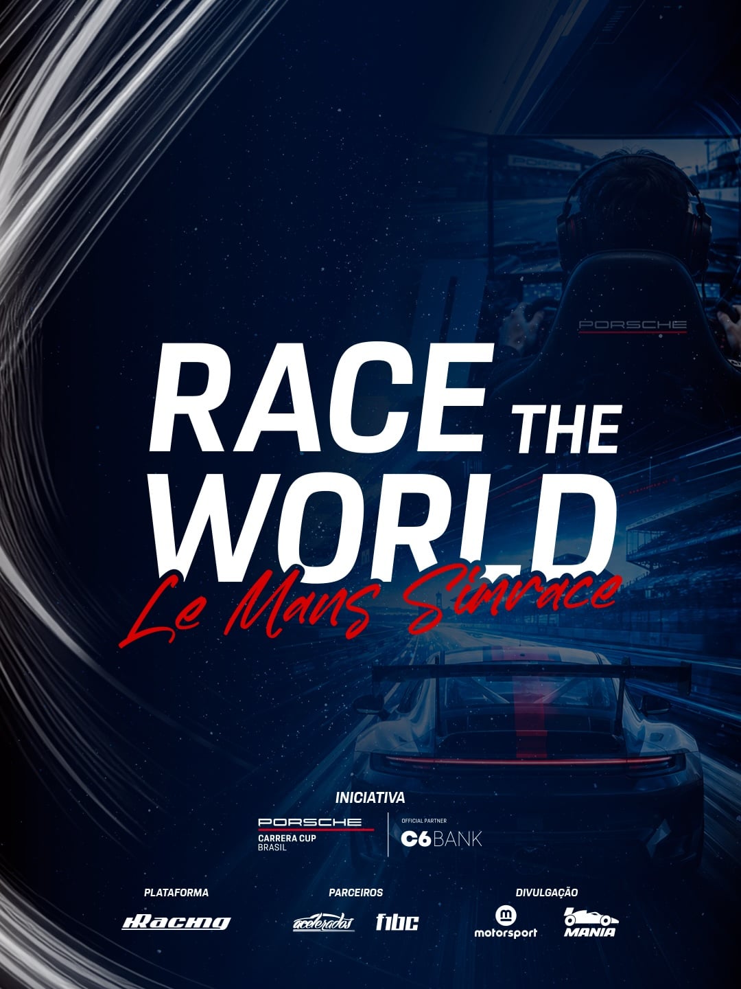 Porsche Cup Brasil promove corrida virtual e premia o vencedor com viagem para Le Mans Porsche Cup Brasil promove corrida virtual e premia o vencedor com viagem para Le Mans