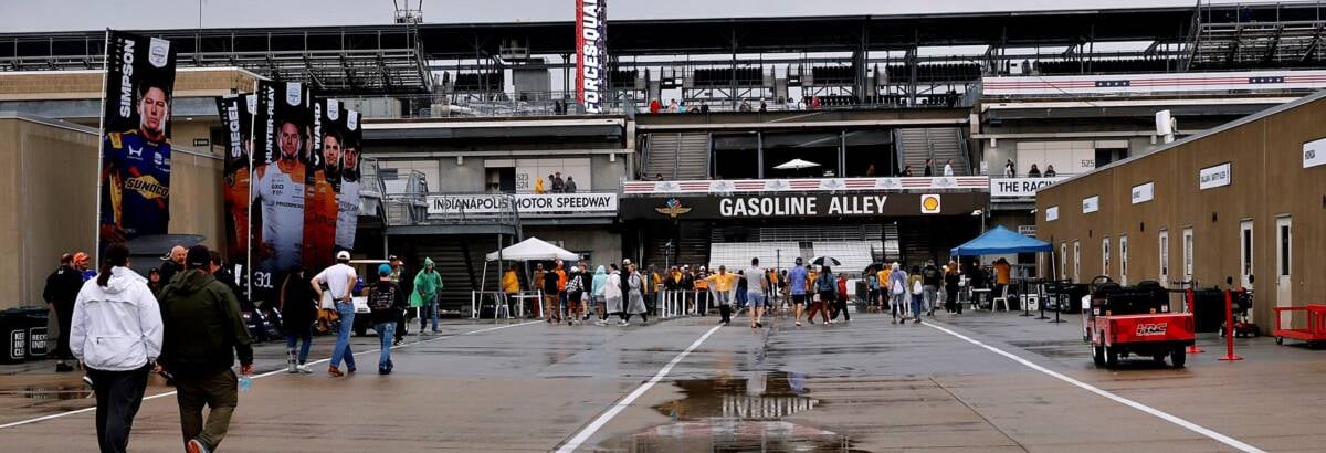 Chuva cancela sábado de classificação para a Indy 500. Veja nova programação Chuva cancela sábado de classificação para a Indy 500. Veja nova programação