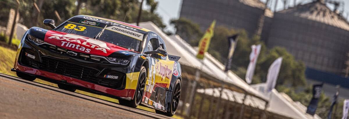 NASCAR Brasil: Gabriel Casagrande lidera único treino de sexta-feira em Cascavel
