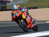 Moto3: Perrone fatura pole em classificação equilibrada para o GP da Catalunha