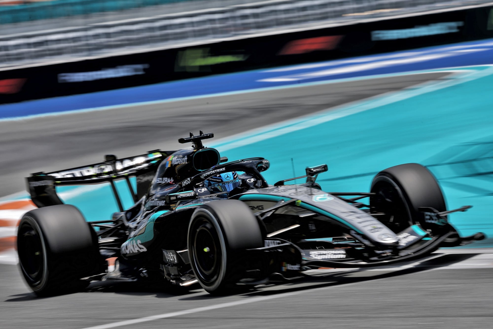 George Russell (GBR) Mercedes AMG Formula One Team W17.