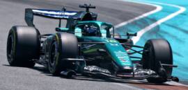 F1: Aston Martin sofre com travamentos e cai no SQ1