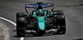 F1: Stroll larga dos boxes após troca de bateria no Canadá
