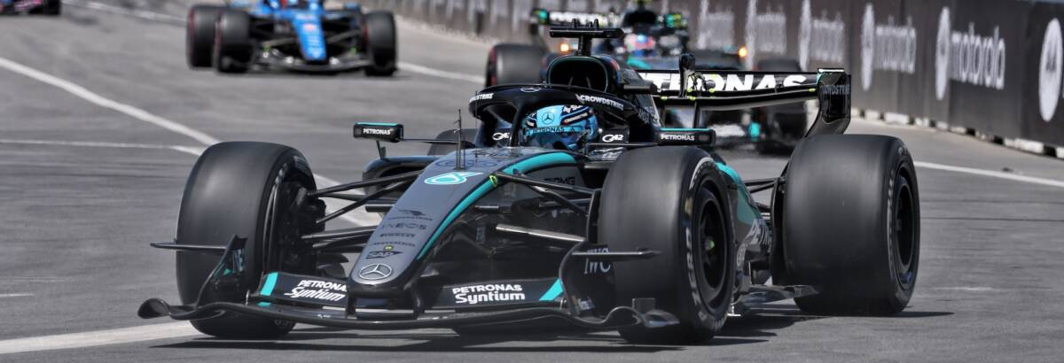 F1: Russell conquista pole da Sprint no Canadá com dobradinha da Mercedes F1: Russell conquista pole da Sprint no Canadá com dobradinha da Mercedes