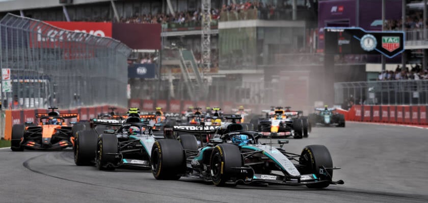 F1: Russell vence Sprint do GP do Canadá após duelo intenso com Antonelli