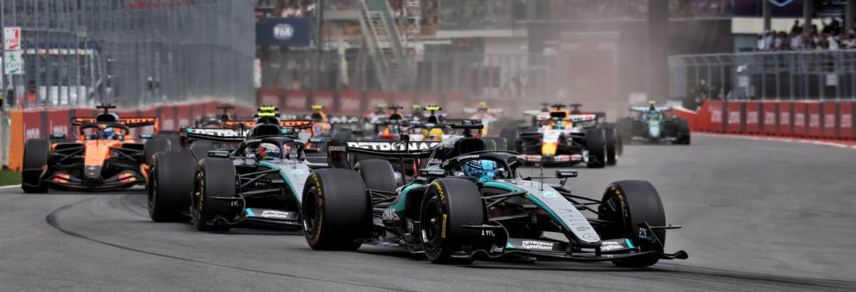 F1: Russell vence Sprint do GP do Canadá após duelo intenso com Antonelli