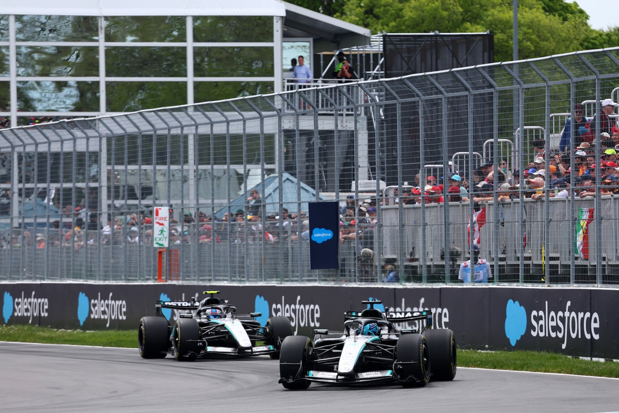 F1: Mudança da Mercedes quase complicou pole de Russell no Canadá George Russell (GBR) Mercedes AMG Formula One Team W17.