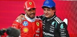 F1: Hamilton brinca com Antonelli após vitória em Mônaco