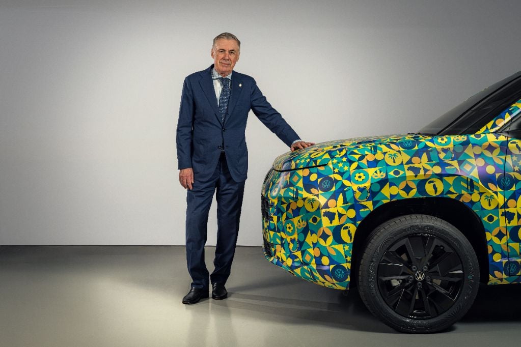 VW exibe Tukan camuflada em convocação da Seleção Brasileira para a Copa do Mundo Carlo Ancelotti